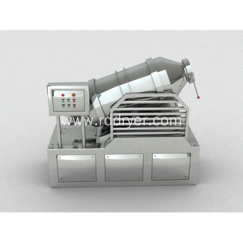 Granulated sugar two dimensional mixer